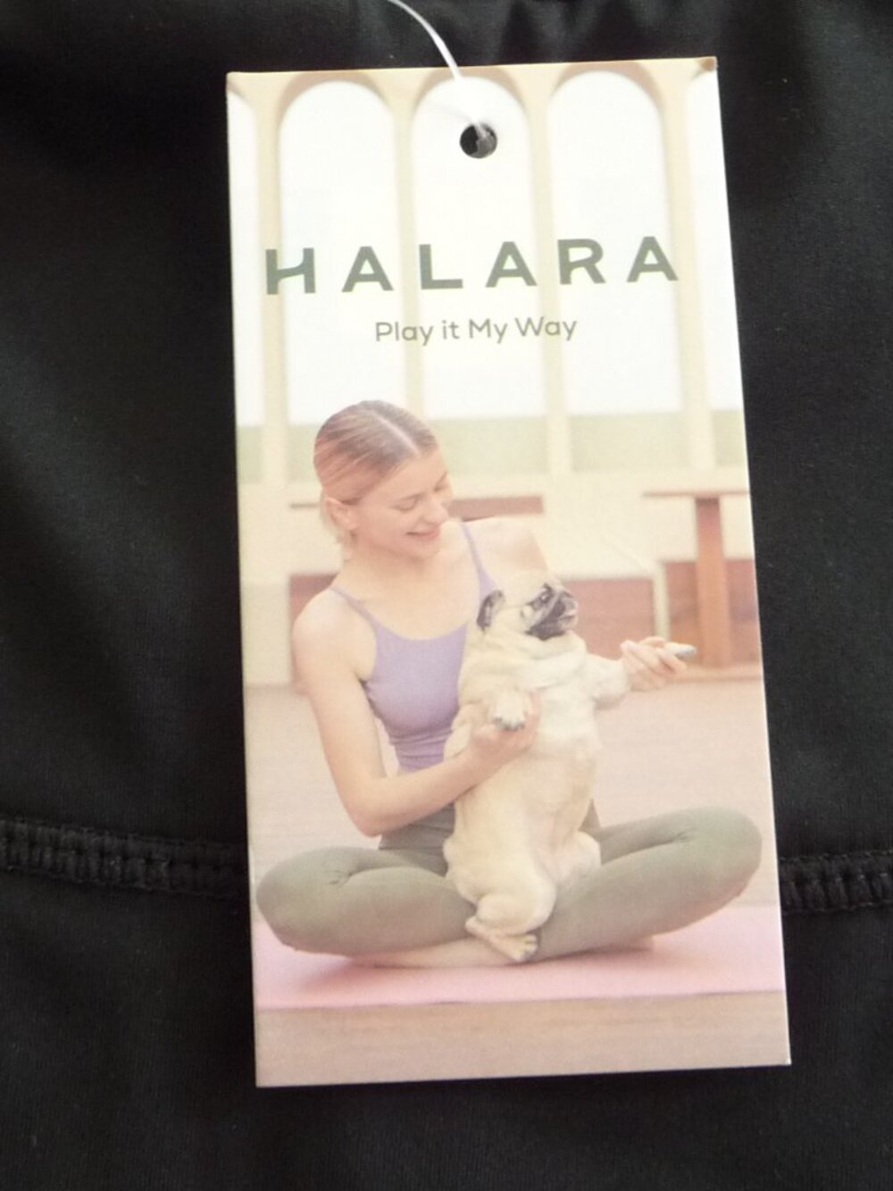 Halara Patitoff Leggings Black SMALL - Picture 7 of 8
